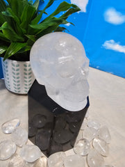 Quartz Crystal Skull Carving FREE SHIPPING