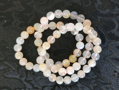 Flower Agate Bracelet (8mm)