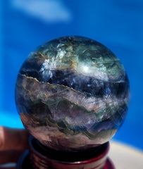 Rainbow Fluorite Sphere