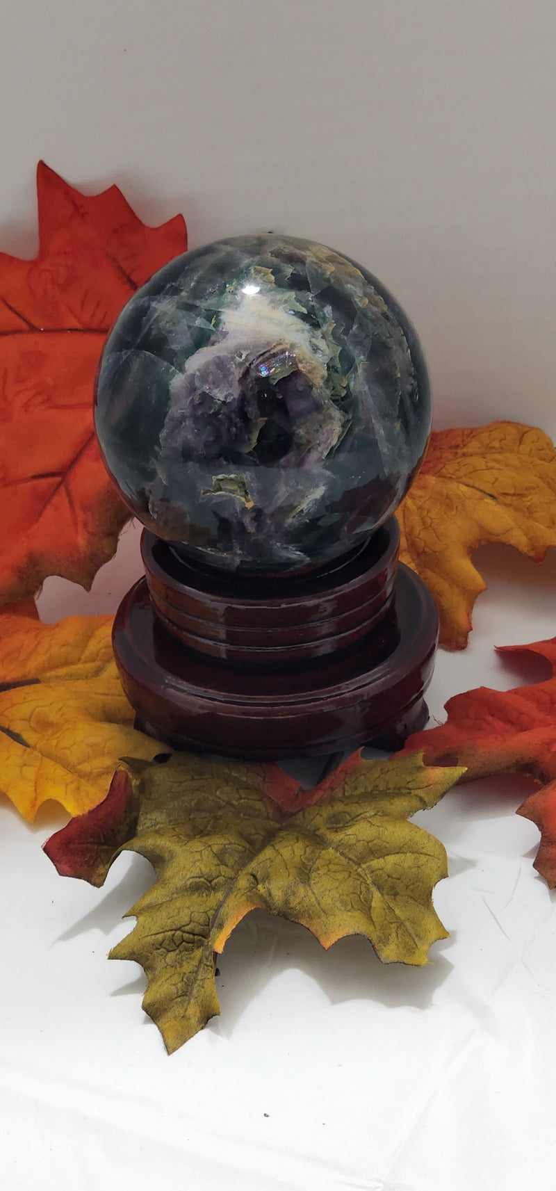 Rainbow Fluorite Sphere